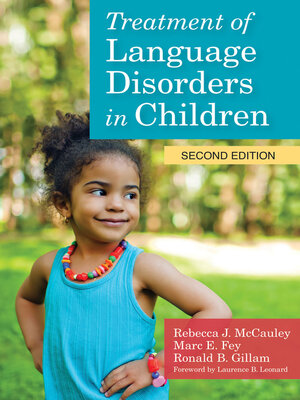 cover image of Treatment of Language Disorders in Children